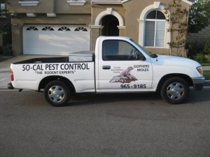 truck 001 One of our Rodent Experts™ Pest Control Vehicles that serves Santa Barbara County